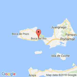 Localización de Boca de Río en Nueva Esparta
