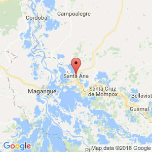 Localización de Santa Ana en Magdalena