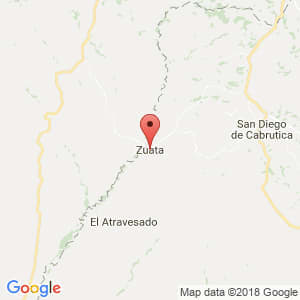 Localización de Zuata en Anzoátegui