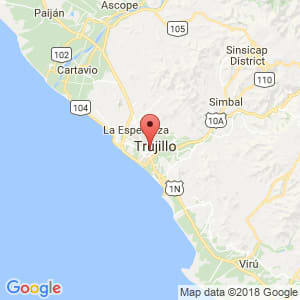 Localización de Trujillo en La Libertad
