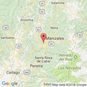 Localización de Palestina en Caldas