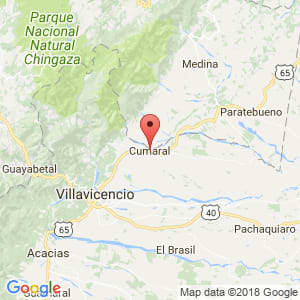 Localización de Cumaral en Meta