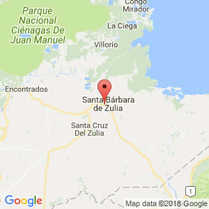Localización de San Carlos del Zulia en Zulia