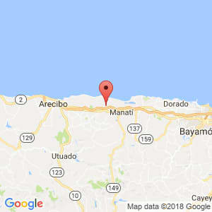 Localización de Barceloneta en Arecibo