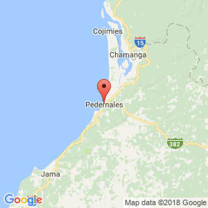 Localización de Pedernales en Manabí