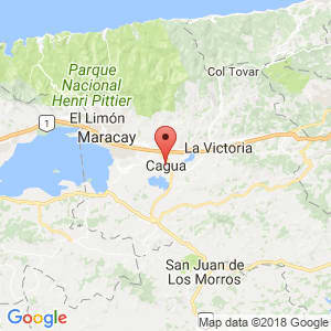 Localización de Cagua en Aragua