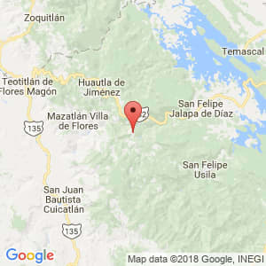 Localización de Chiquihuitlán de Benito Juárez en Oaxaca