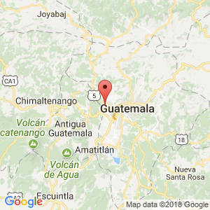 Localización de Mixco en Guatemala