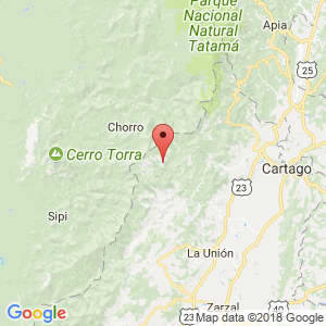 Localización de El Cairo en Valle del Cauca