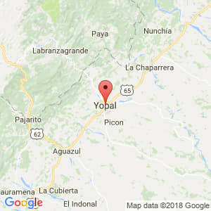 Localización de Yopal en Casanare