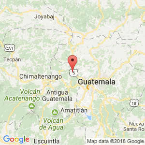 Localización de San Pedro Sacatepéquez en Guatemala