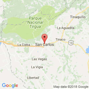 Localización de San Carlos en Cojedes