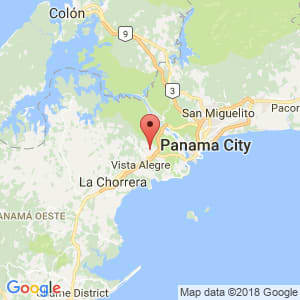 Localización de Burunga en Panamá Oeste