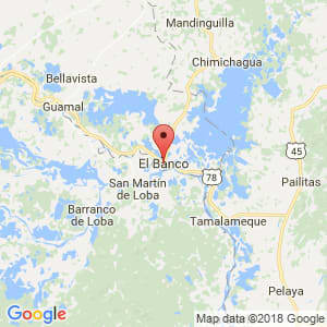 Localización de El Banco en Magdalena