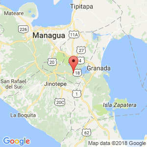 Localización de Niquinohomo en Masaya