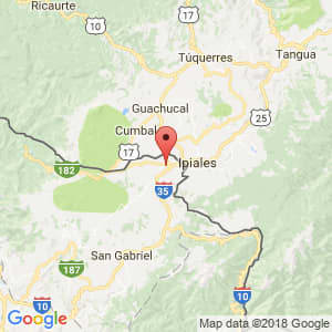 Localización de Tulcán en Carchi
