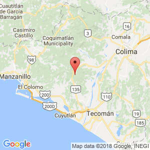 Localización de Colima en Colima