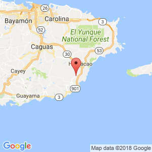 Localización de Luquillo en Humacao