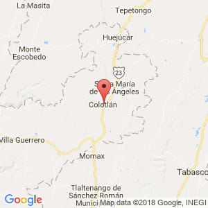 Localización de Colotlán en Jalisco