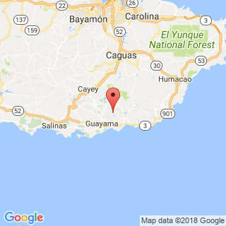 Localización de Cidra en Guayama