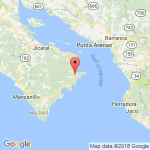 Localización de Paquera en Puntarenas