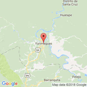 Localización de Yurimaguas en Loreto