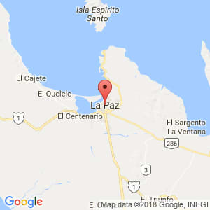 Localización de La Paz en México
