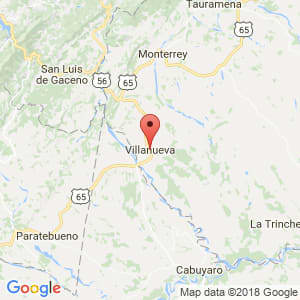 Localización de Villanueva en Casanare