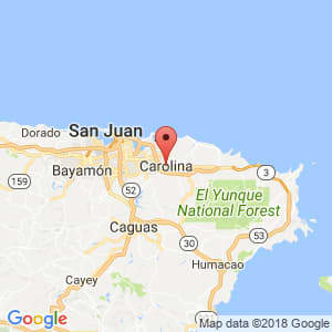 Localización de Canóvanas en Carolina