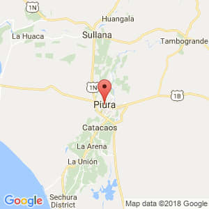 Localización de Piura en Piura Localización de Piura en Piura