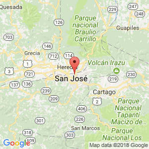 Localización de Tibas en San José