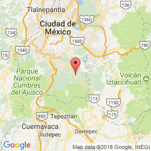 Localización de Milpa Alta en Distrito Federal