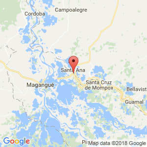 Localización de Talaigua nuevo en Bolívar