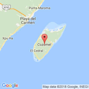 Localización de Cozumel en Quintana Roo
