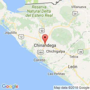 Localización de Chinandega en Chinandega