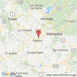 Localización de Chaguitillo en Matagalpa