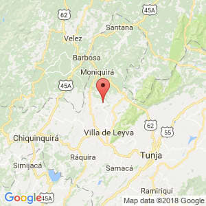 Localización de Gachantiva en Boyacá