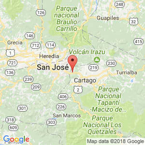 Localización de La Unión en Cartago