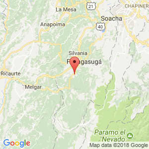 Localización de Arbeláez en Cundinamarca