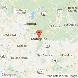 Localización de Matagalpa en Matagalpa