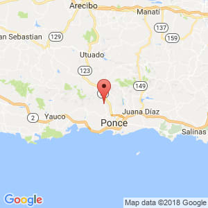 Localización de Santo Domingo en Ponce