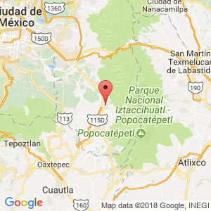 Localización de Amecameca en México