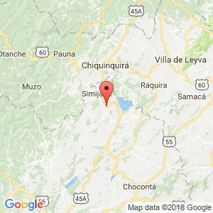 Localización de Susa en Cundinamarca