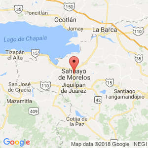 Localización de Sahuayo en Michoacán de Ocampo