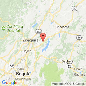Localización de Gachancipá en Cundinamarca