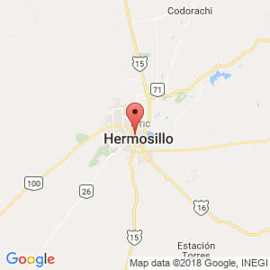 Localización de Hermosillo en Sonora