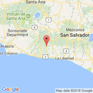 Localización de Chiltiupán en La Libertad