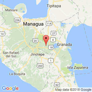 Localización de Nandasmo en Masaya