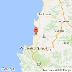 Localización de Concón en Valparaíso