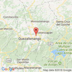 Localización de Salcajá en Quetzaltenango